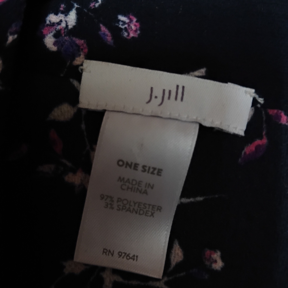 J. Jill Blue Floral Cardigan - Picture 3 of 4